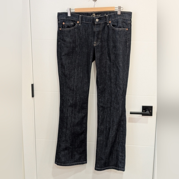 7 For All Mankind Bootcut Jeans Blue Size 32 - Picture 2 of 8